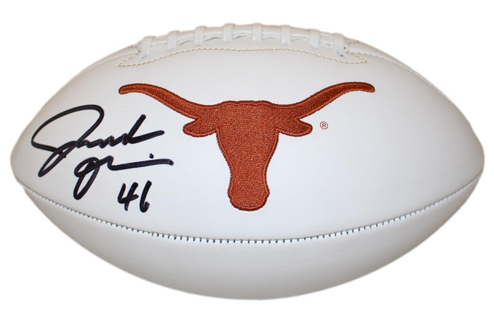 Joseph Ossai Signed Texas Longhorns Logo Football – Beckett Authenticated-Powers Sports Memorabilia