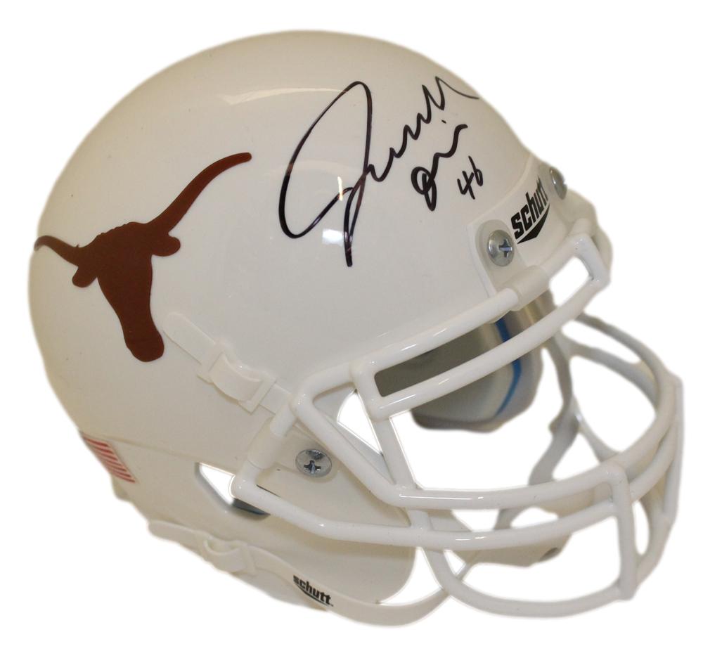 Joseph Ossai Signed Texas Longhorns Schutt Mini Helmet Beckett – Beckett Authenticated-Powers Sports Memorabilia