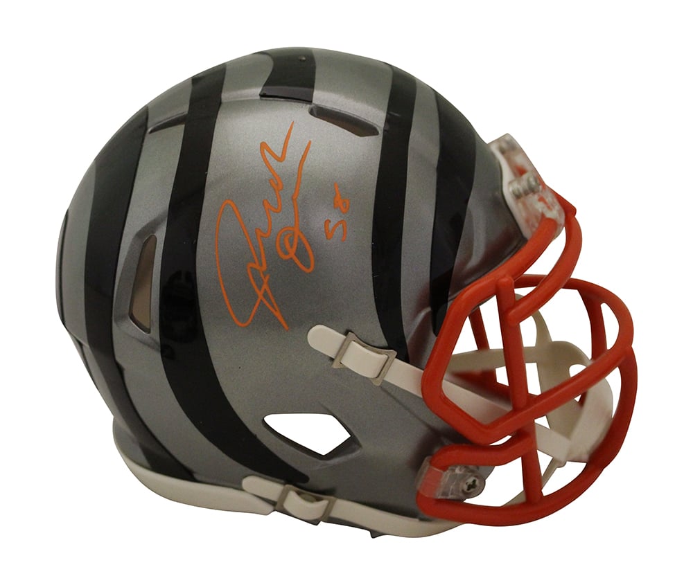 Joseph Ossai Signed Cincinnati Bengals Flash Mini Helmet – Beckett Authenticated-Powers Sports Memorabilia