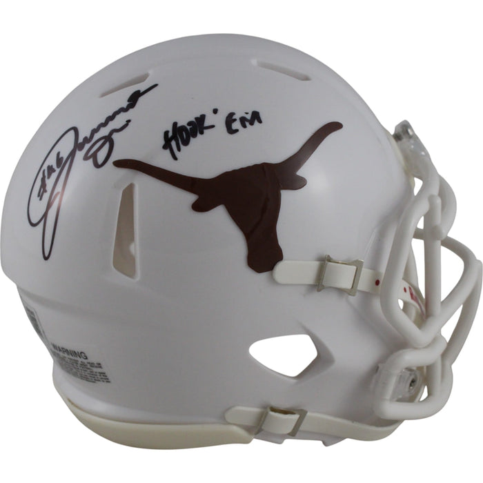 Joseph Ossai Signed Texas Longhorns Mini Helmet Hook Em Insc. – Beckett Authenticated-Powers Sports Memorabilia