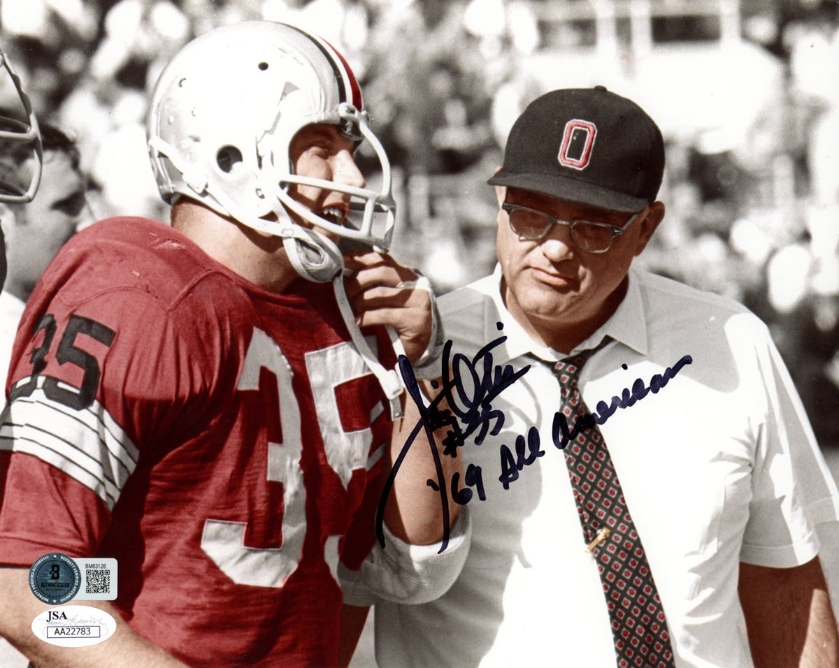 Jim Otis Ohio State Buckeyes Signed 8x10 Photo 69 Heisman-Powers Sports Memorabilia