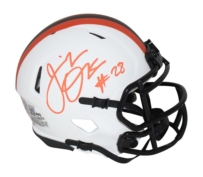 Jeremiah Owusu-Koramoah Signed Cleveland Browns Lunar Mini Helmet – Beckett Authenticated-Powers Sports Memorabilia