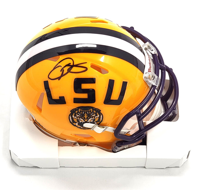 Odell Beckham Jr. Signed LSU Tigers Riddell Mini Helmet - Beckett-Powers Sports Memorabilia
