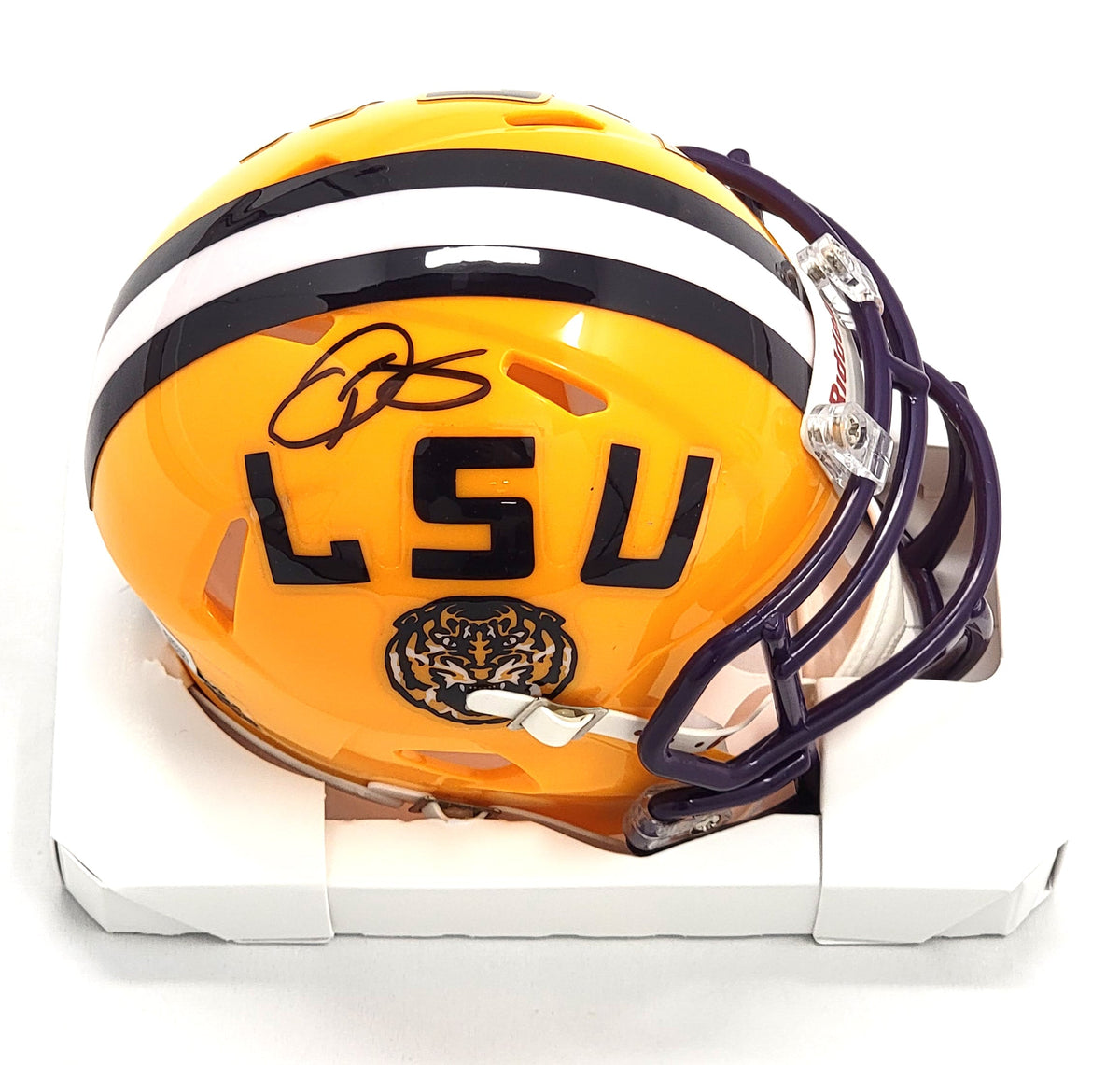 Odell Beckham Jr. Signed LSU Tigers Riddell Mini Helmet - Beckett-Powers Sports Memorabilia