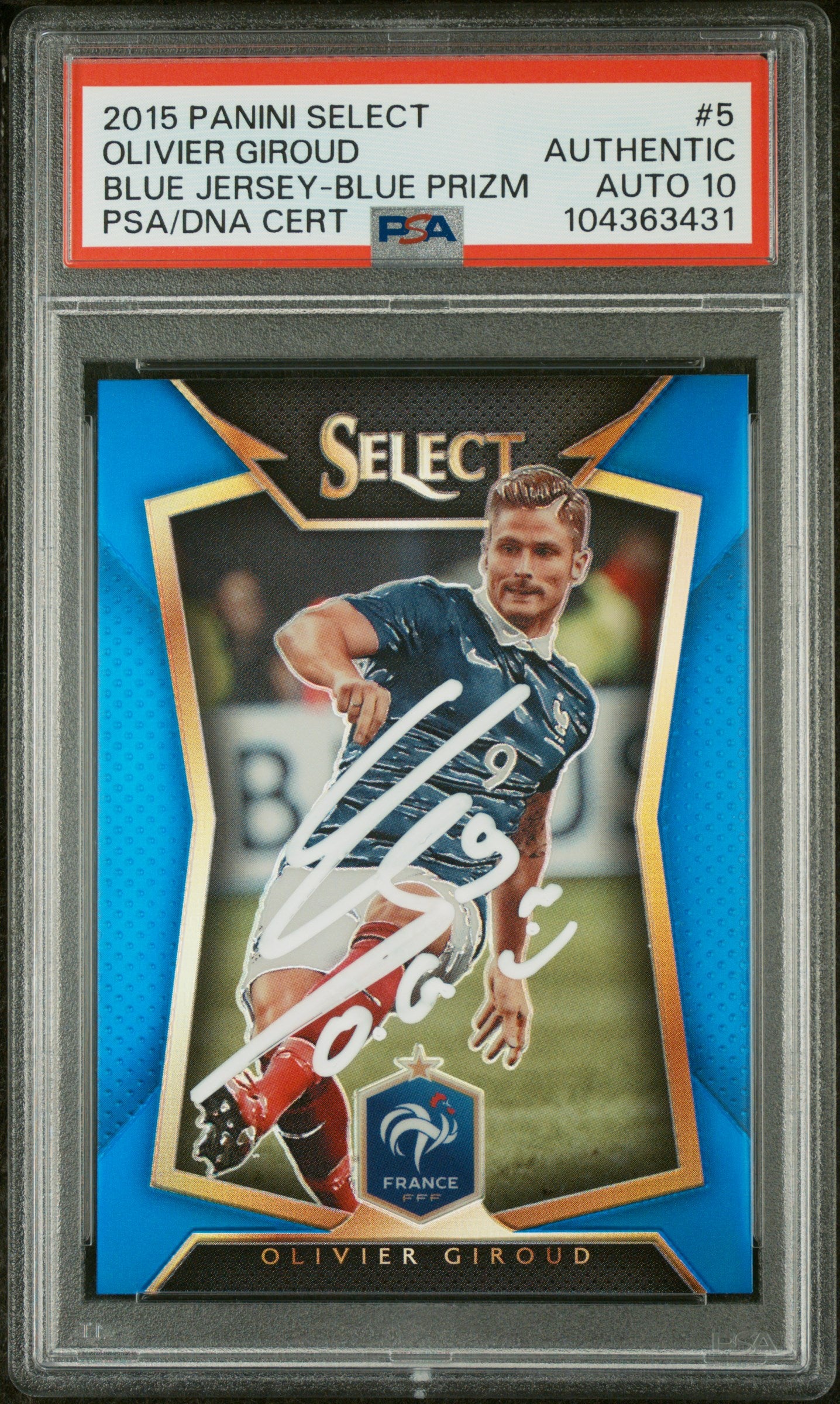 Cartes de football signées