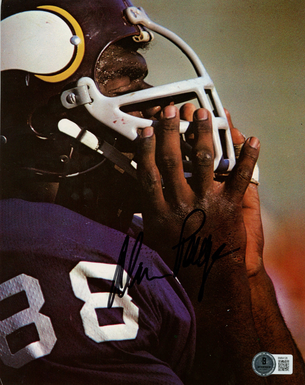 Alan Page Minnesota Vikings Signed Magazine - Magazine Page Beckett Beckett-Powers Sports Memorabilia