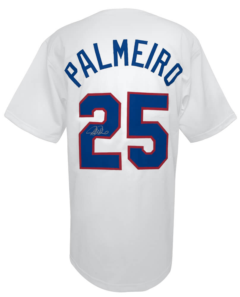 Rafael Palmeiro Autographed White Custom Baseball Jersey