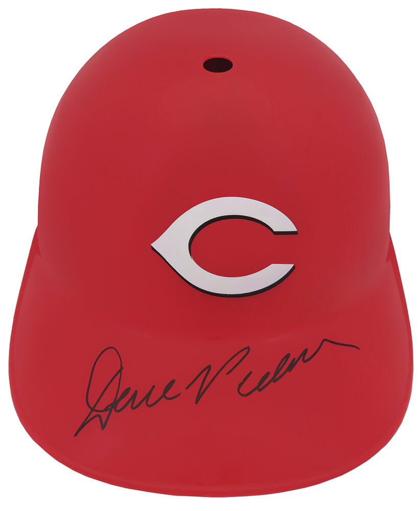 Dave Parker Autographed Cincinnati Reds Replica Souvenir Batting Helmet-Powers Sports Memorabilia