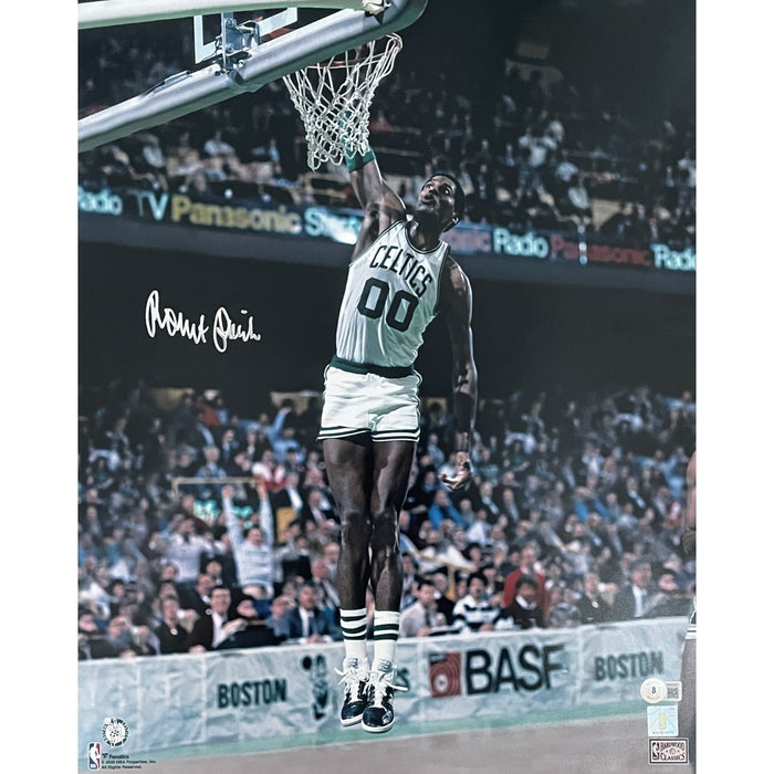 Robert Parish Signed Boston Celtics 16x20 Photo – Beckett Authenticated-Powers Sports Memorabilia