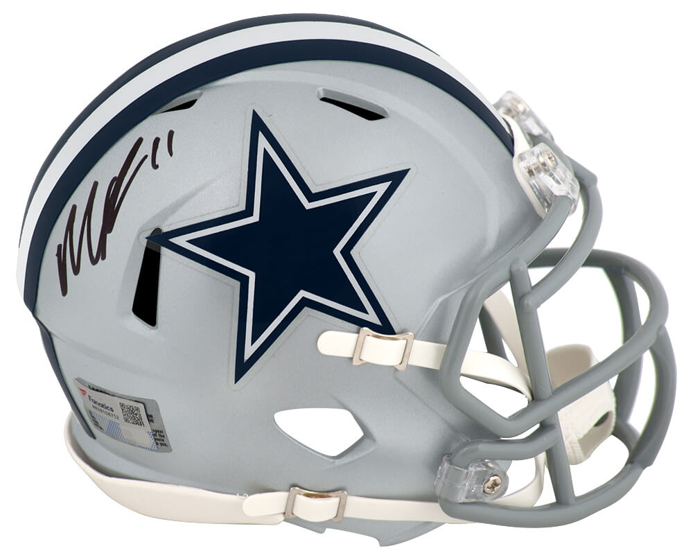 Micah Parsons Autographed Dallas Cowboys Riddell Speed Mini Helmet-Powers Sports Memorabilia