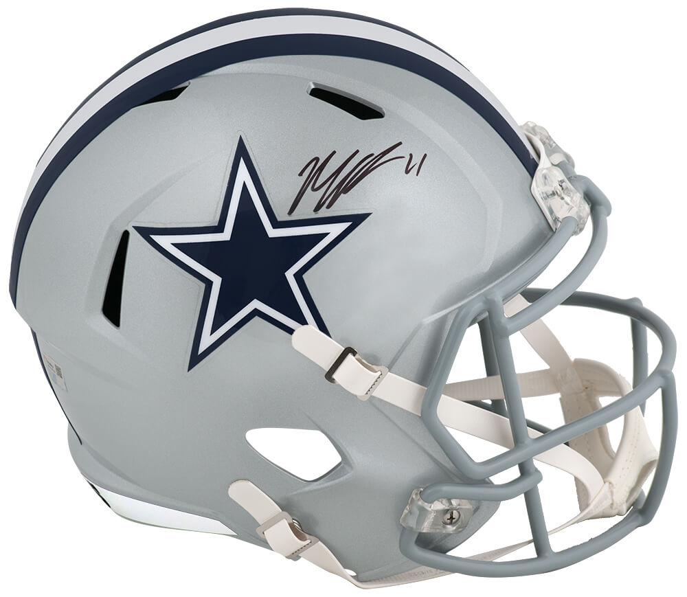 Micah Parsons Autographed Dallas Cowboys Riddell Full Size Speed Replica Helmet-Powers Sports Memorabilia