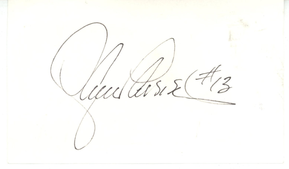 Lance Parrish Detroit Tigers Index Signed Card-Powers Sports Memorabilia