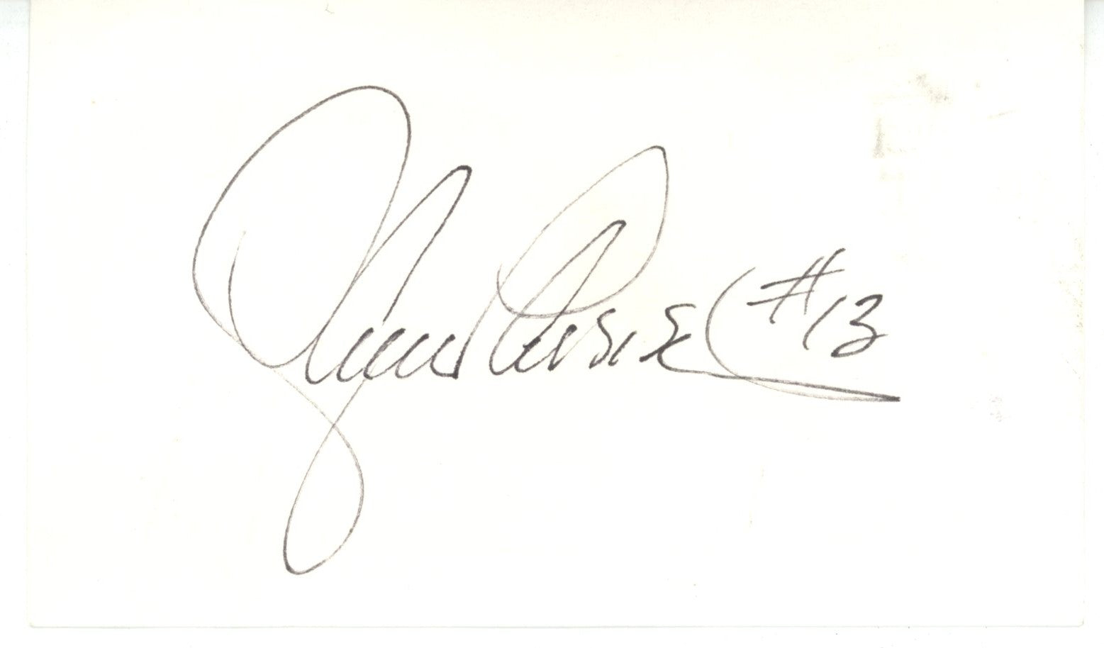Lance Parrish Detroit Tigers Index Signed Card-Powers Sports Memorabilia