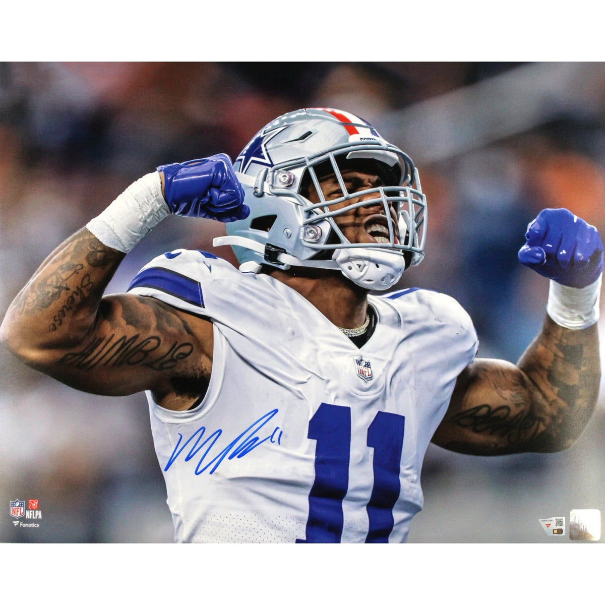 Micah Parsons Signed Dallas Cowboys 16x20 Photo Fanatics-Powers Sports Memorabilia