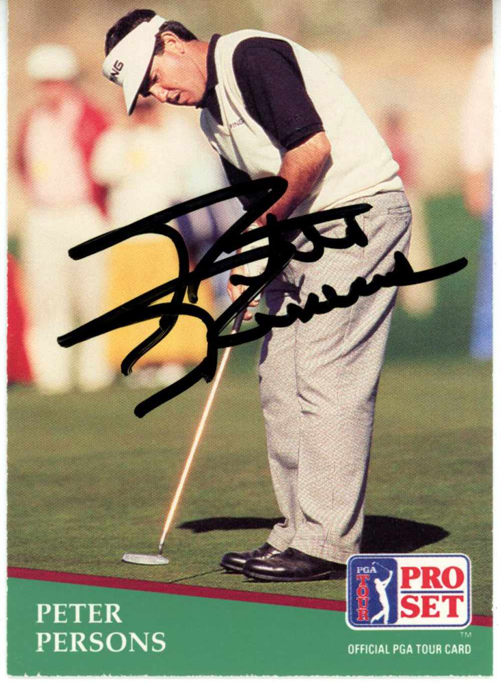 Peter Parsons Pga Signed Card - 1991 Pro Set #22 Beckett Beckett-Powers Sports Memorabilia
