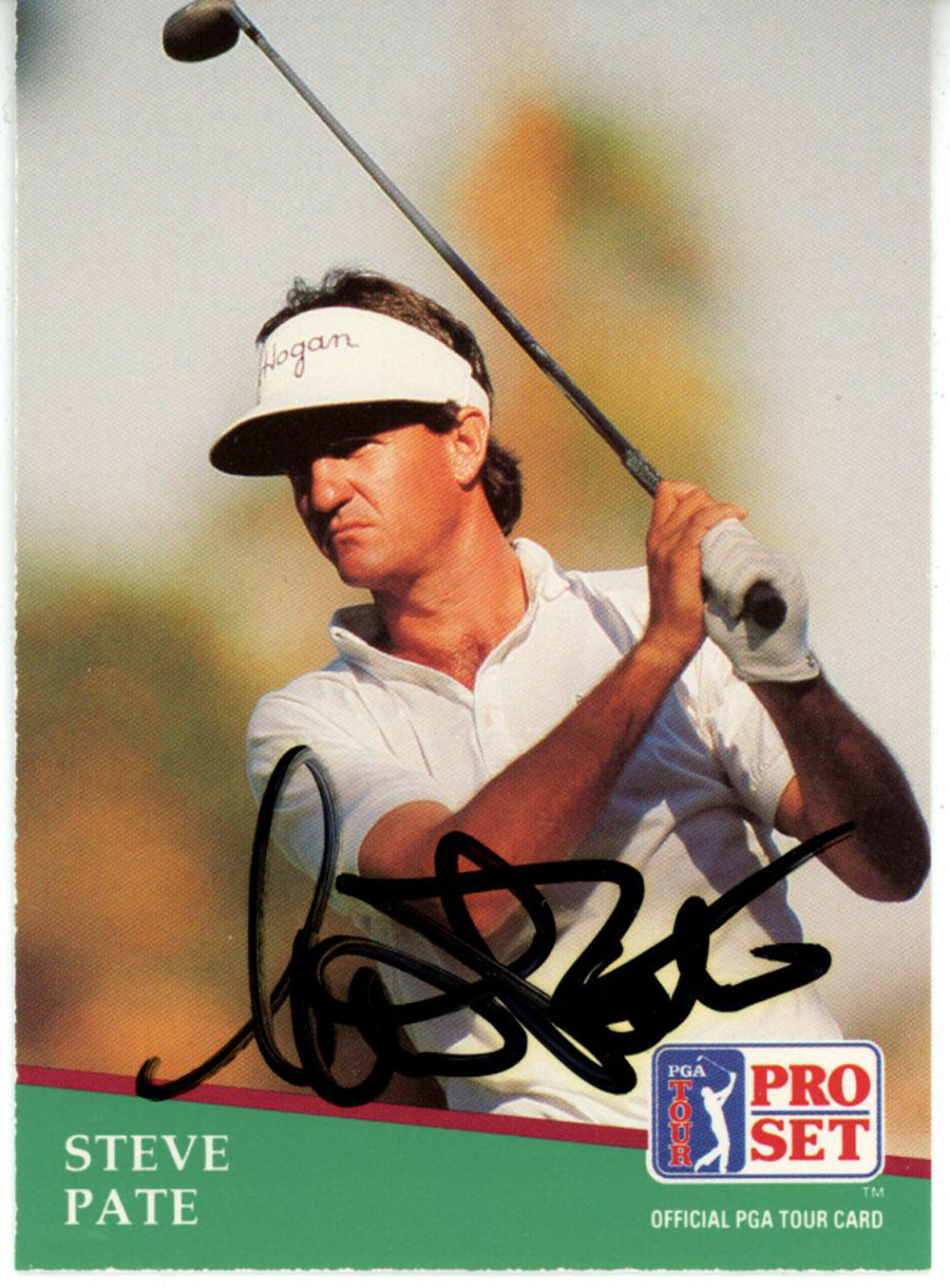 Steve Pate Pga Signed Card - 1991 Pro Set #84 Beckett Beckett-Powers Sports Memorabilia