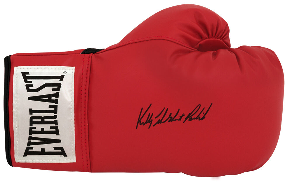 Kelly Pavlik Autographed Everlast Red Boxing Glove with The Ghost-Powers Sports Memorabilia