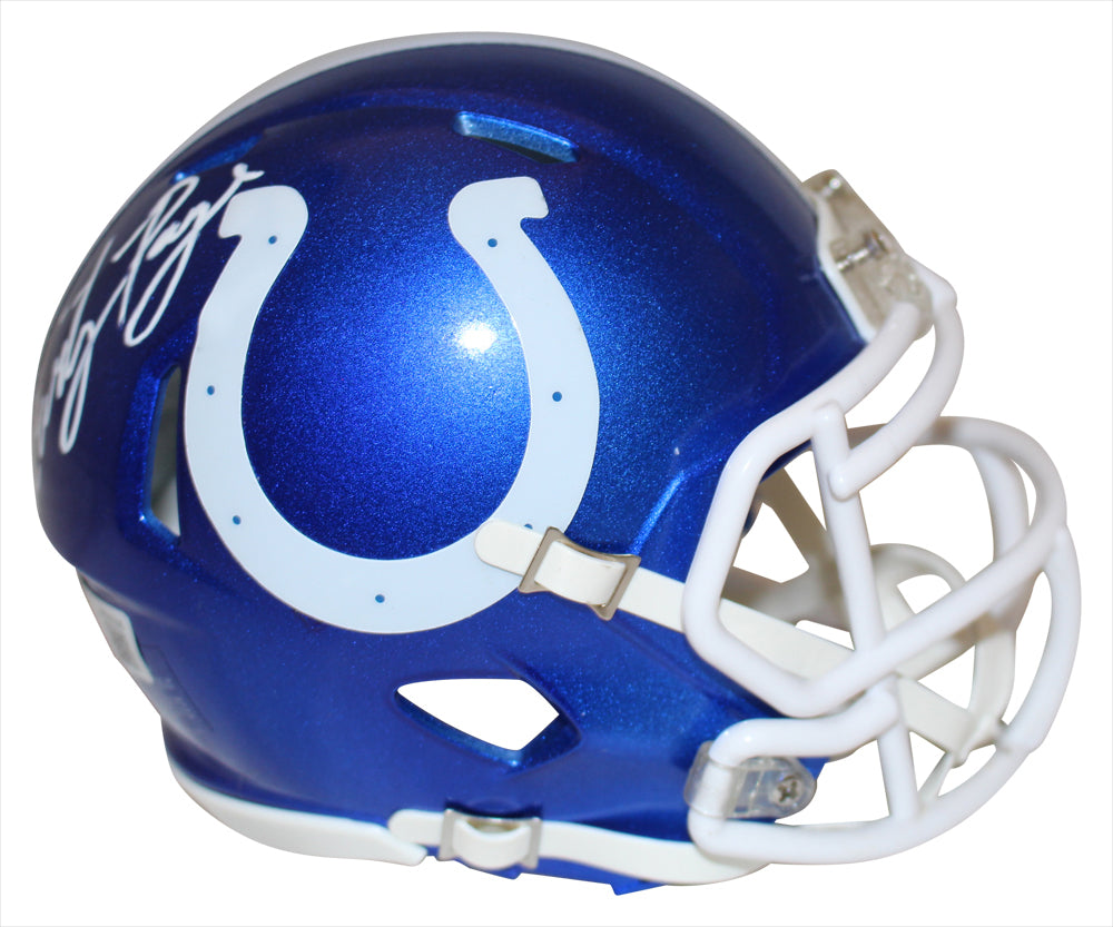 Kwity Paye Indianapolis Colts Flash Signed Mini Helmet Beckett-Powers Sports Memorabilia
