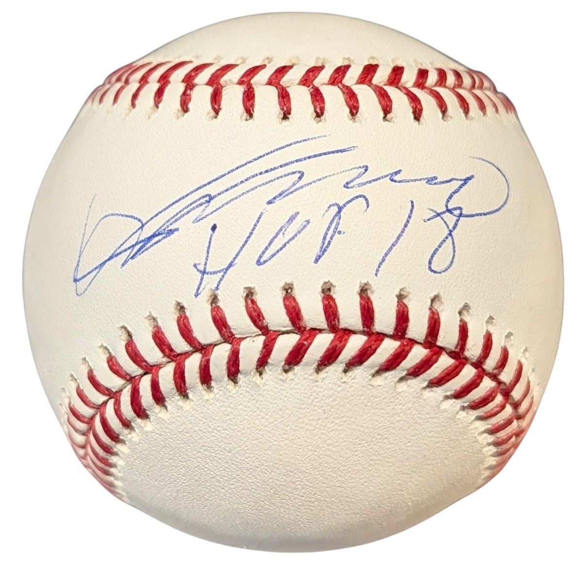 Autographed Vladimir Guerrero Sr. MLB Baseball w/ "HOF 18" - JSA-Powers Sports Memorabilia