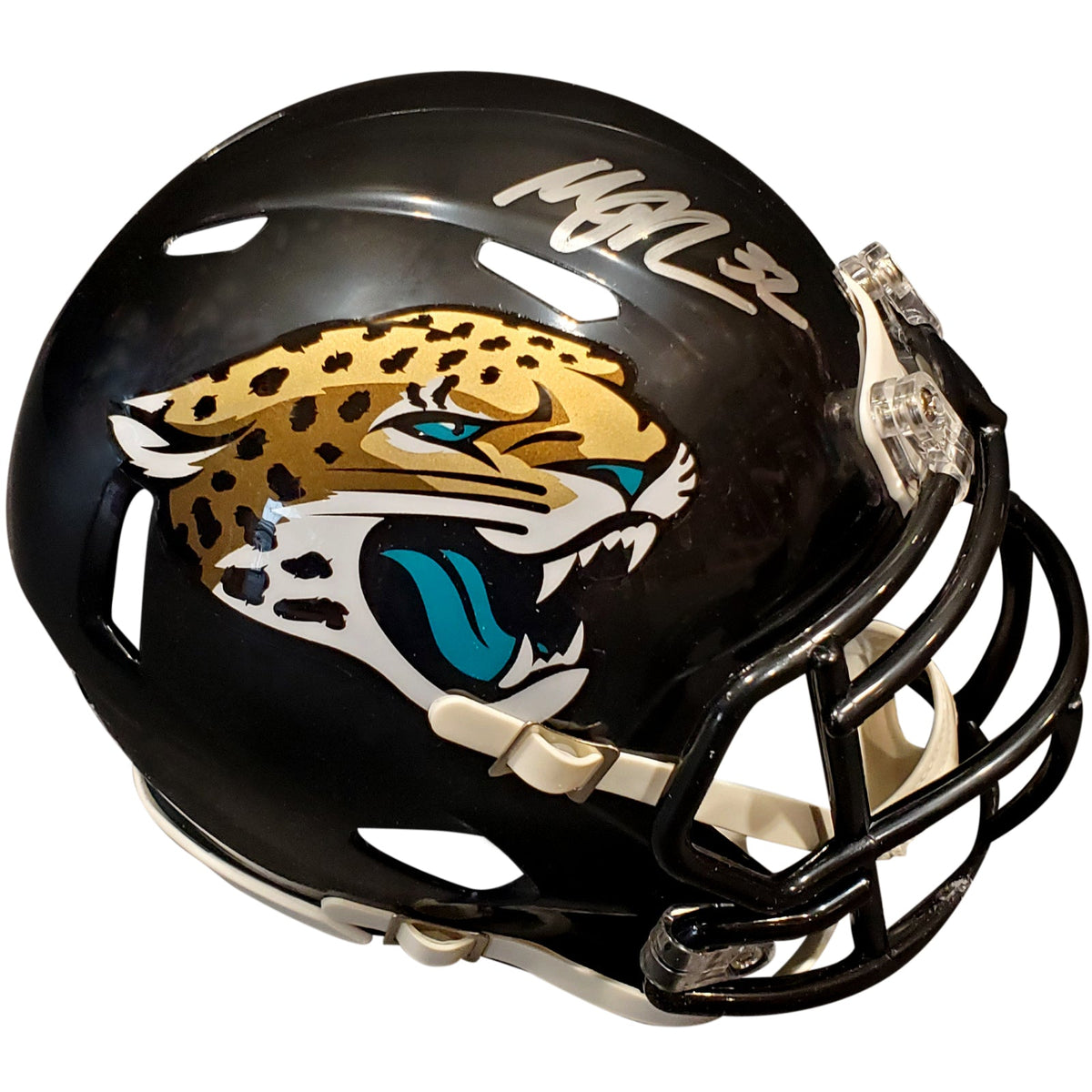 Autographed Maurice Jones-Drew Jacksonville Jaguars Mini Helmet - Beckett-Powers Sports Memorabilia