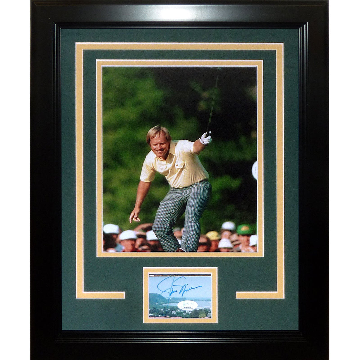 Autographed Jack Nicklaus 6-Time Masters Champion Photo "Signature Series" Frame - JSA-Powers Sports Memorabilia