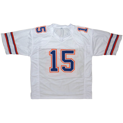 Autographed Tim Tebow Florida Gators (White #15) Jersey w/ "07 Heisman" - Tebow Holo-Powers Sports Memorabilia