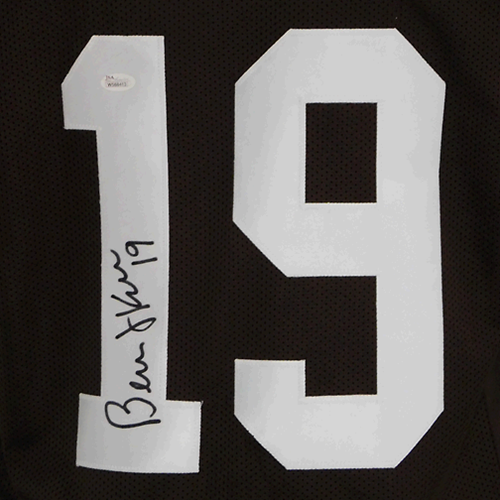 Autographed Bernie Kosar Cleveland (Brown #19) Custom Jersey - JSA-Powers Sports Memorabilia