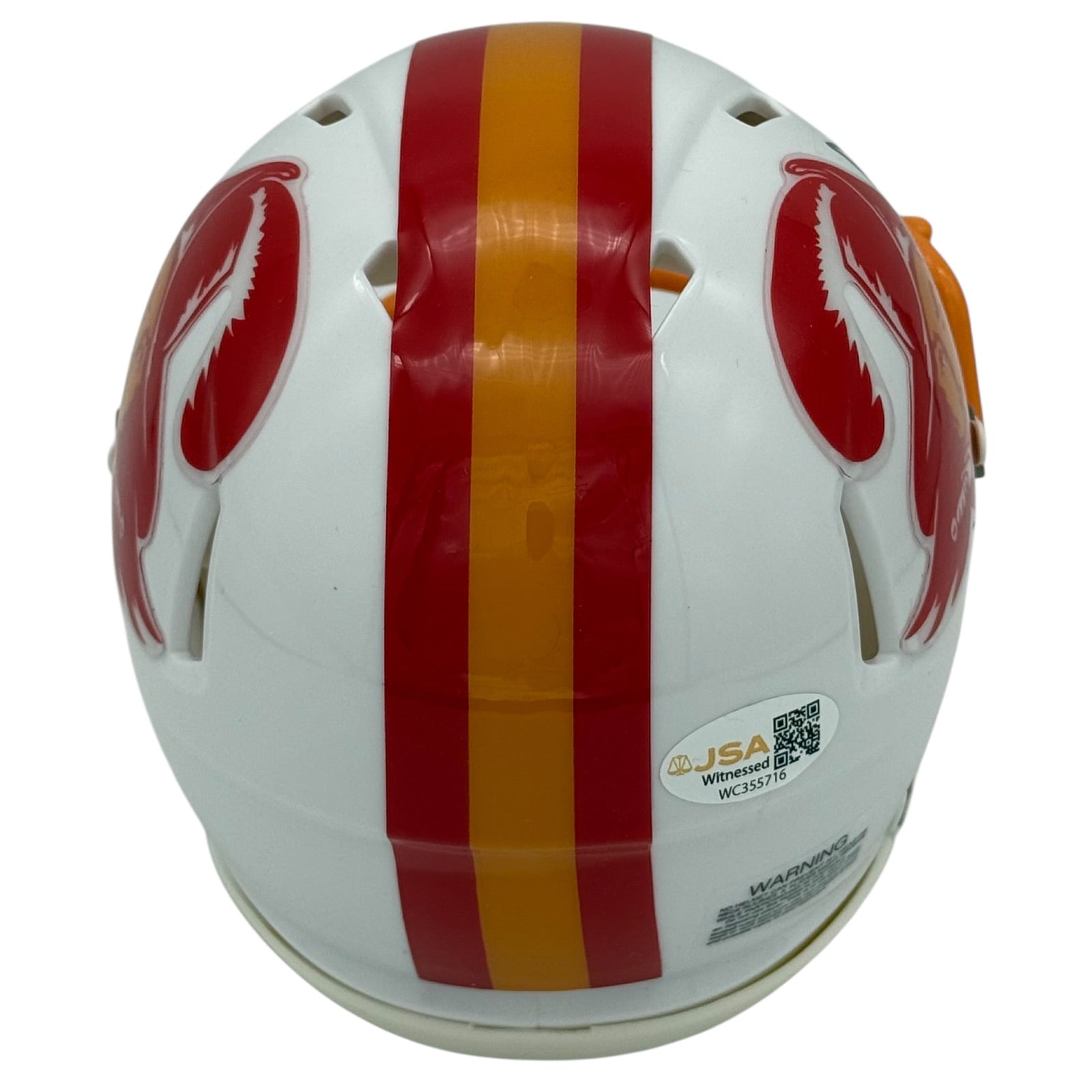 Autographed Warren Sapp Tampa Bay Buccaneers (Throwback) Mini Helmet - JSA-Powers Sports Memorabilia