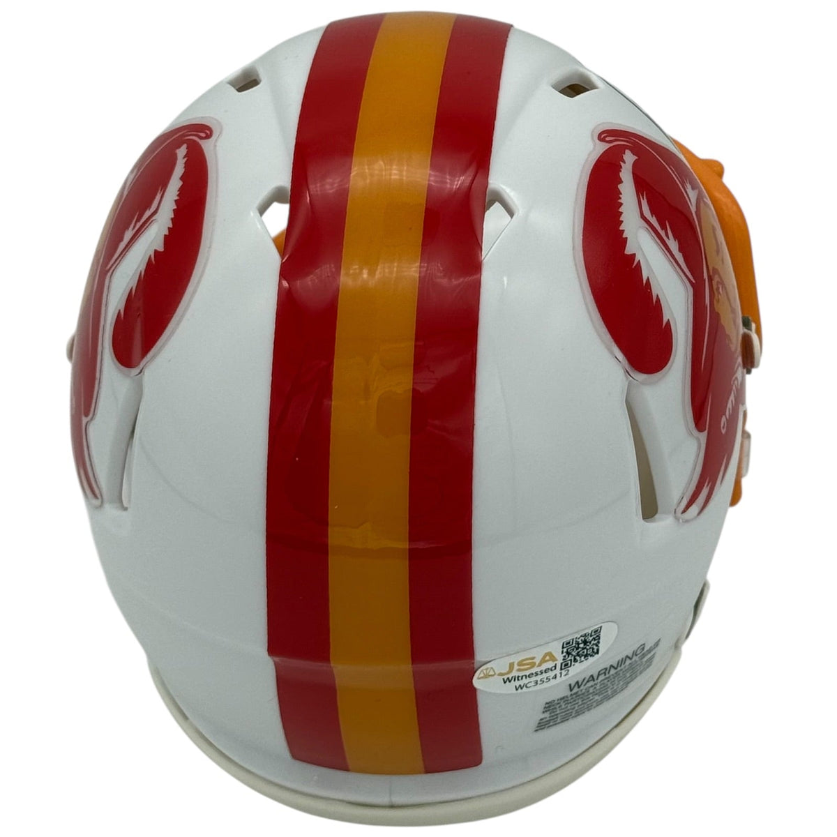 Autographed Derrick Brooks Tampa Bay Buccaneers (Throwback) Mini Helmet - Beckett-Powers Sports Memorabilia