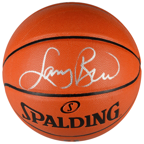 Autographed Larry Bird NBA I/O Basketball - Beckett-Powers Sports Memorabilia