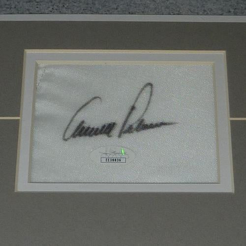 Autographed Jack Nicklaus, Arnold Palmer And Gary Player Big 3 Deluxe Framed Golf Piece - JSA-Powers Sports Memorabilia