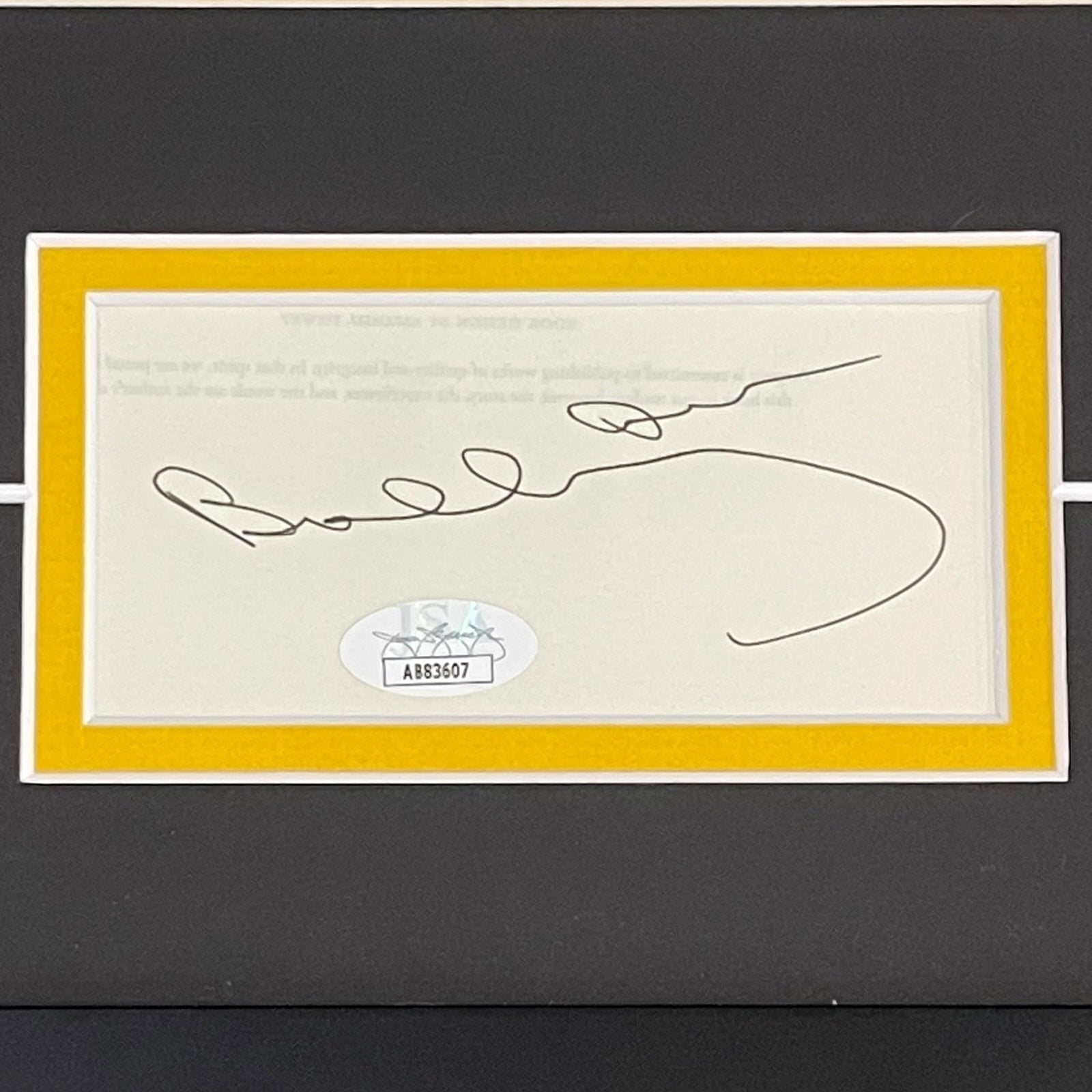 Autographed Bobby Orr Boston Bruins (Flying Goal) Photo "Signature Series" Frame - JSA-Powers Sports Memorabilia