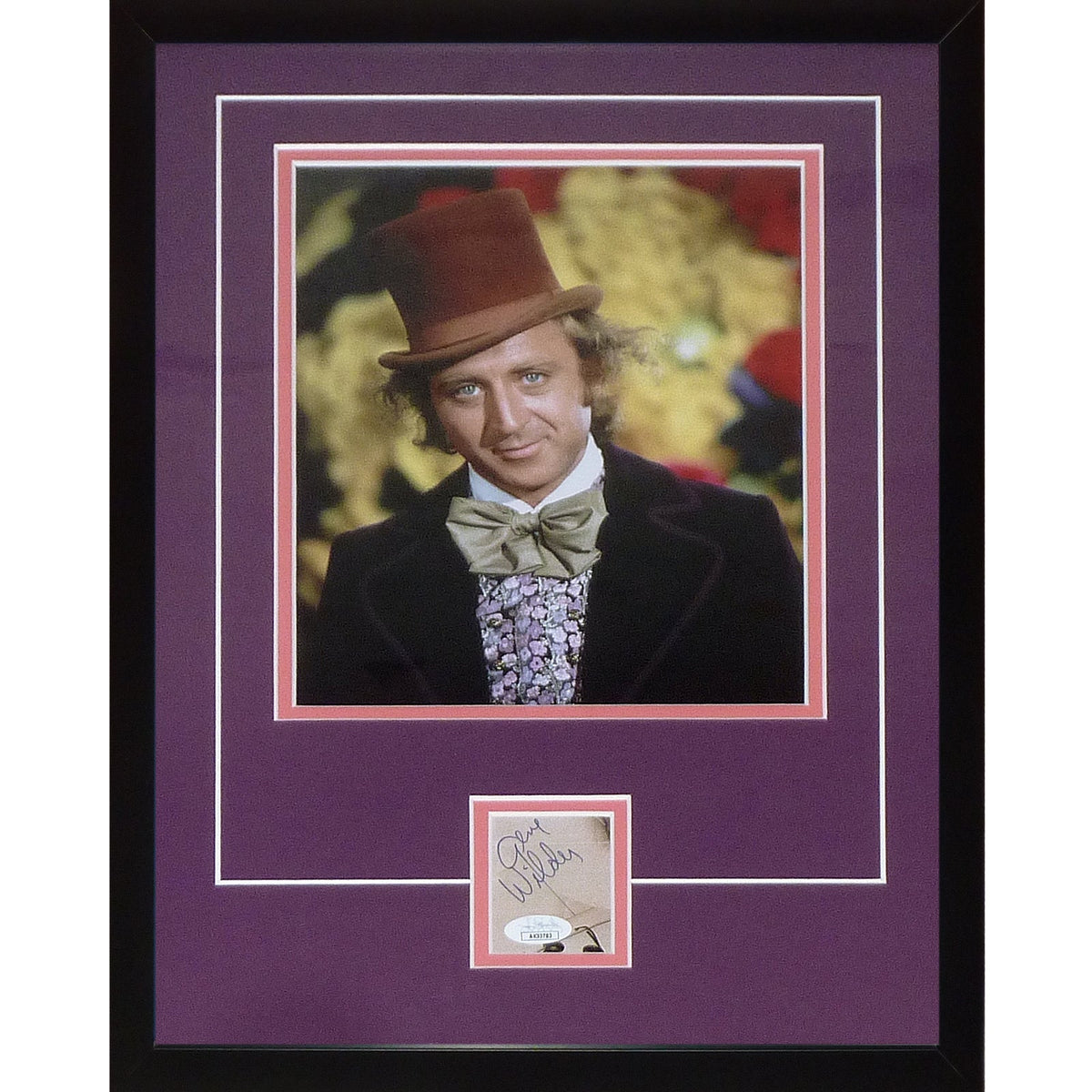 Autographed Gene Wilder Willy Wonka "Signature Series" Frame - JSA-Powers Sports Memorabilia