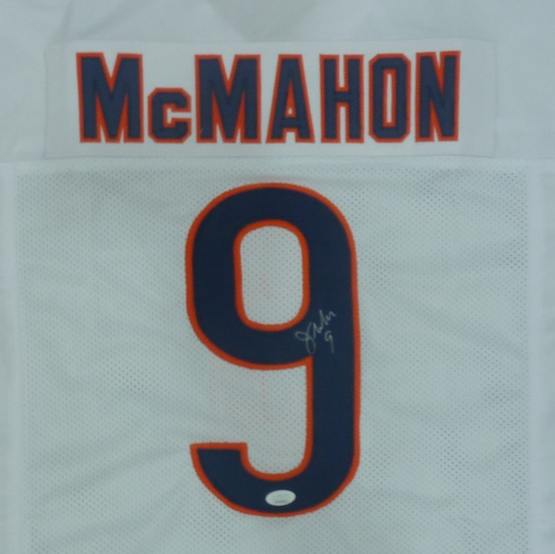 Autographed Jim McMahon Chicago Bears (White #9) Jersey - JSA-Powers Sports Memorabilia
