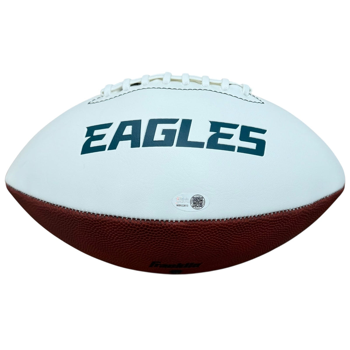 Autographed Vince Papale Philadelphia Eagles Logo Football w/ Invincible Inscription - JSA-Powers Sports Memorabilia