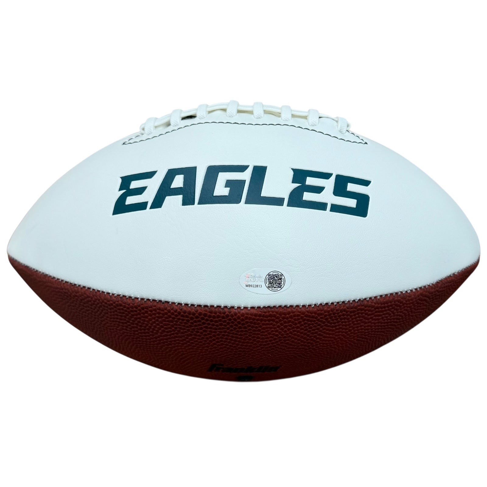 Autographed Vince Papale Philadelphia Eagles Logo Football w/ Invincible Inscription - JSA-Powers Sports Memorabilia
