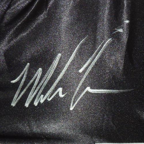 Autographed Mike Tyson Black Boxing Trunks - Tyson Holo, JSA-Powers Sports Memorabilia