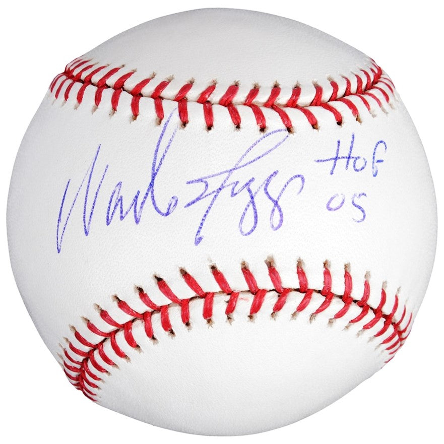 Autographed Wade Boggs MLB Baseball w/ "HOF 05"-Powers Sports Memorabilia