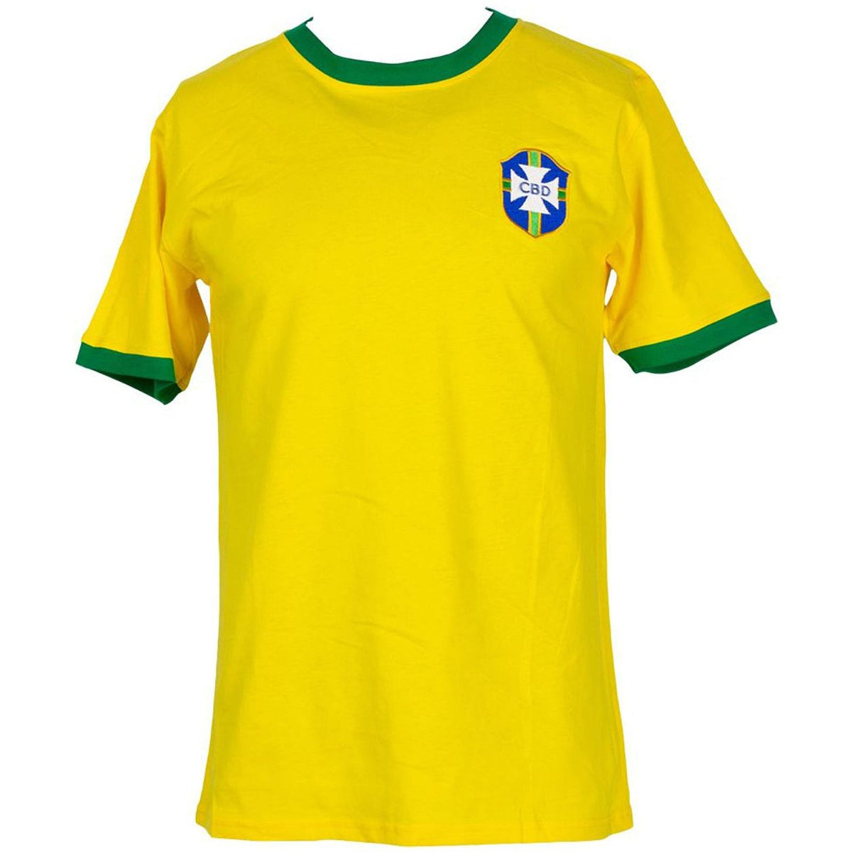 Autographed Pele Brazil (Yellow #10) Replica Soccer Jersey - Beckett-Powers Sports Memorabilia
