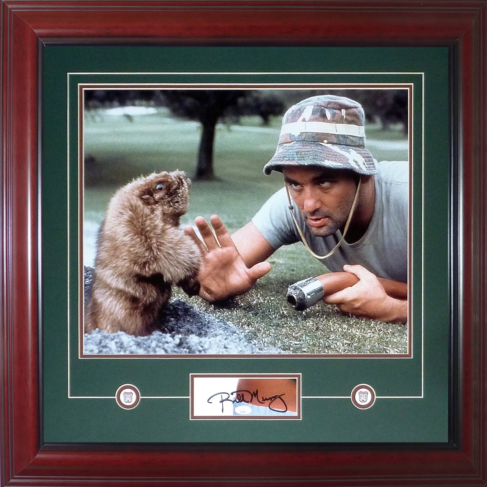 Autographed Bill Murray Caddyshack Movie (with Gopher) Deluxe Framed 16x20 Photo - JSA-Powers Sports Memorabilia