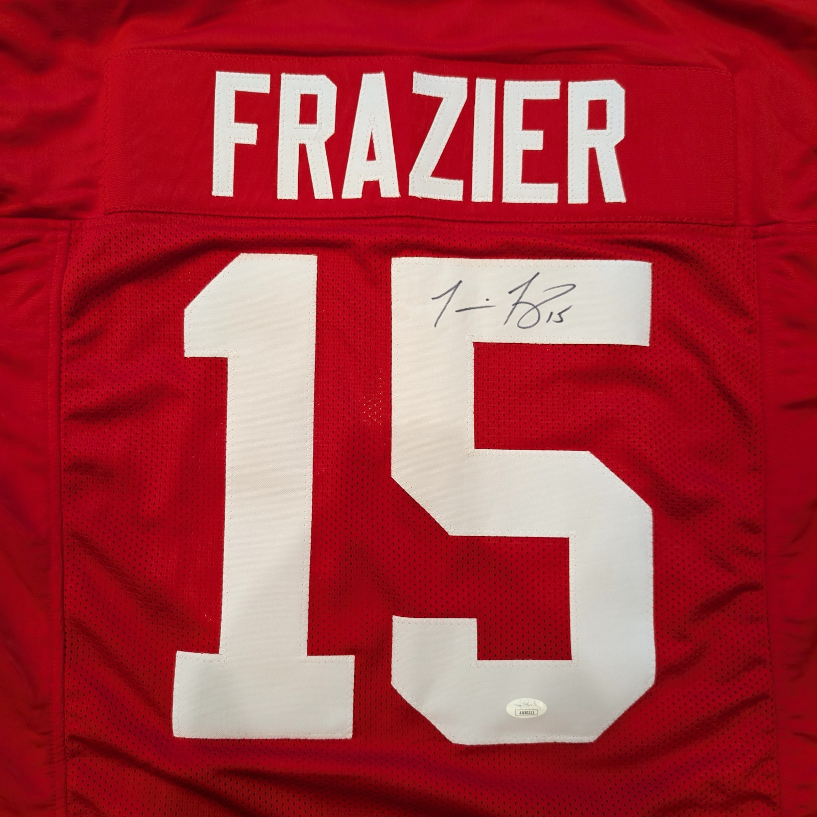 Autographed Tommie Frazier Nebraska Huskers (Red #15) Custom Jersey - JSA-Powers Sports Memorabilia