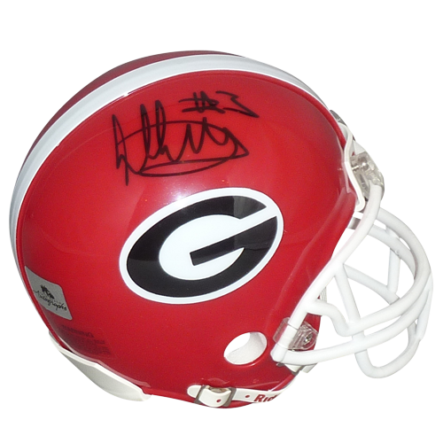 Autographed Todd Gurley Georgia Bulldogs Mini Helmet-Powers Sports Memorabilia