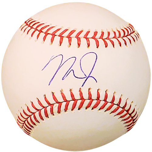 Autographed Mike Trout MLB Baseball - Los Angeles Angels - MLB Holo-Powers Sports Memorabilia