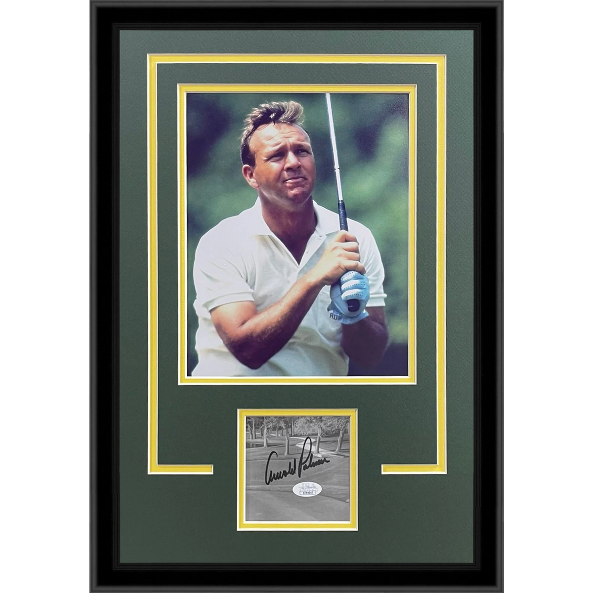 Autographed Arnold Palmer Golf (Masters) "Signature Series" Frame - JSA-Powers Sports Memorabilia