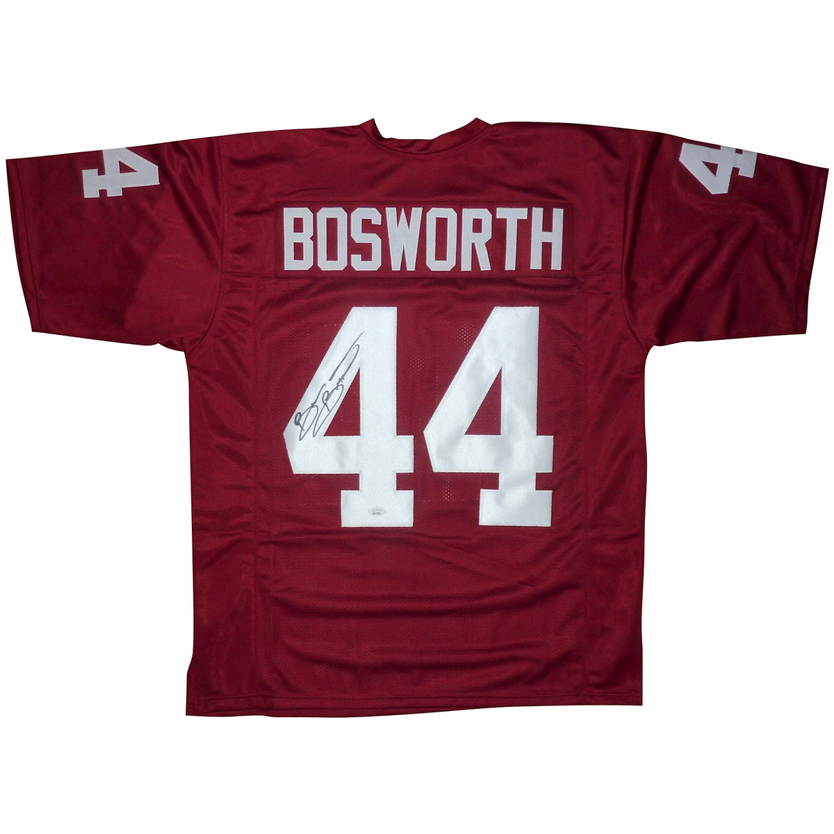 Autographed Brian Bosworth "The Boz" Oklahoma Sooners (Maroon #44) Custom Jersey - JSA-Powers Sports Memorabilia