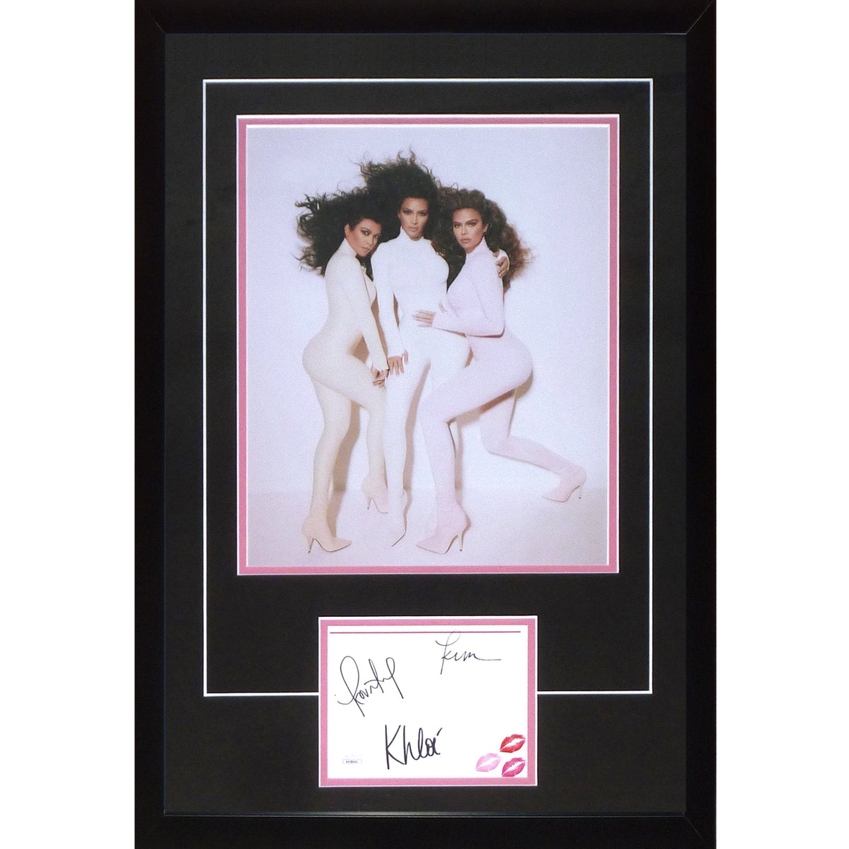 Autographed Kim Kardashian, Kourtney And Khloe "Kardashian Confidential" Deluxe Framed Piece - JSA-Powers Sports Memorabilia