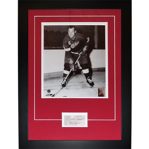 Autographed Gordie Howe Detroit Red Wings "Signature Series" Frame-Powers Sports Memorabilia