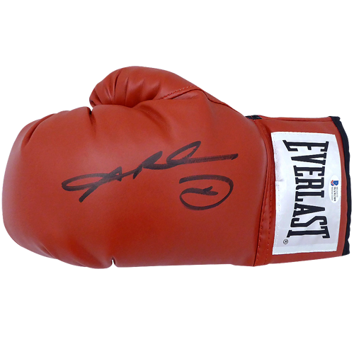 Autographed Sugar Ray Leonard Everlast (Red) Boxing Glove - Beckett