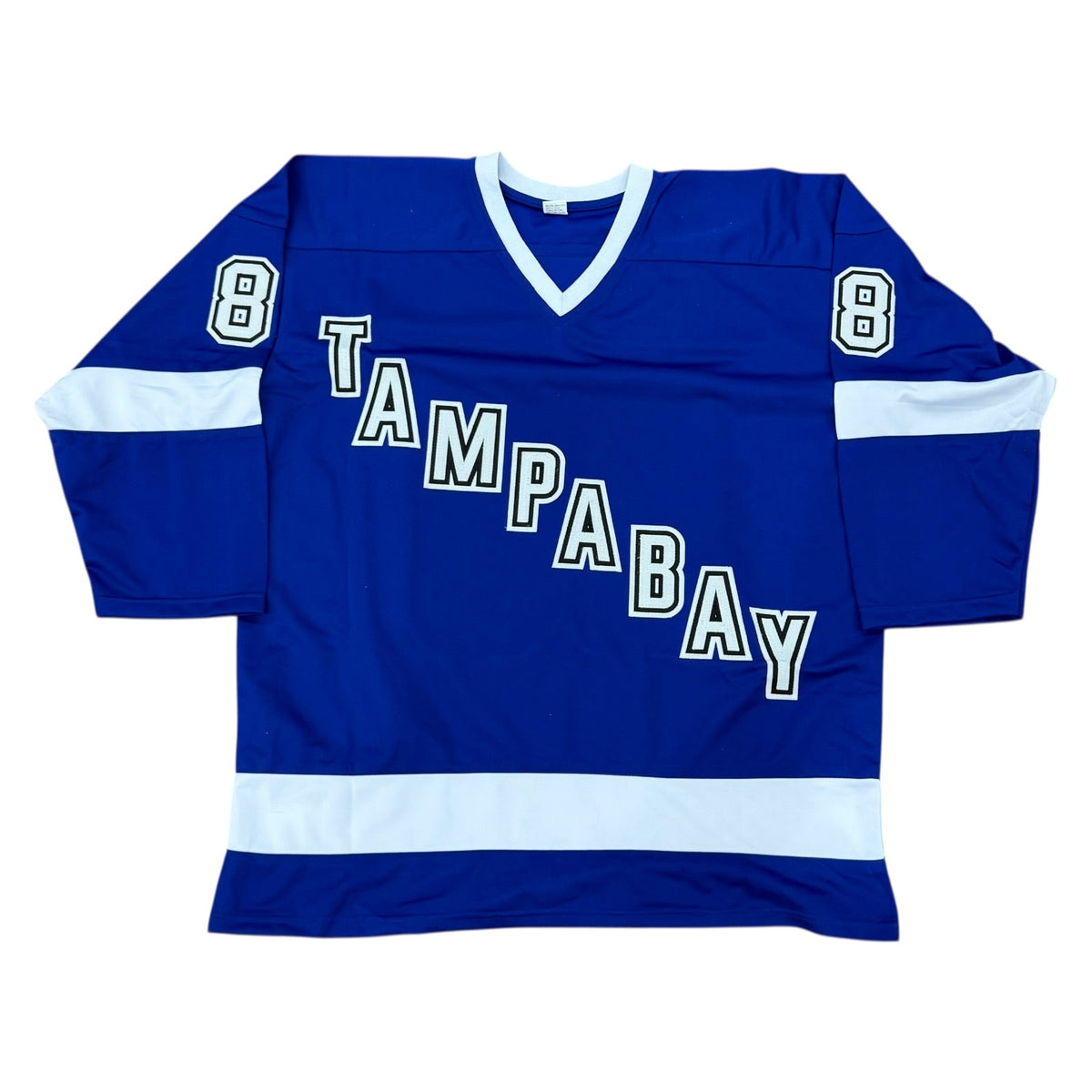 Autographed Andrei Vasilevskiy Tampa Bay (Blue #88) Custom Hockey Jersey - JSA Witness-Powers Sports Memorabilia