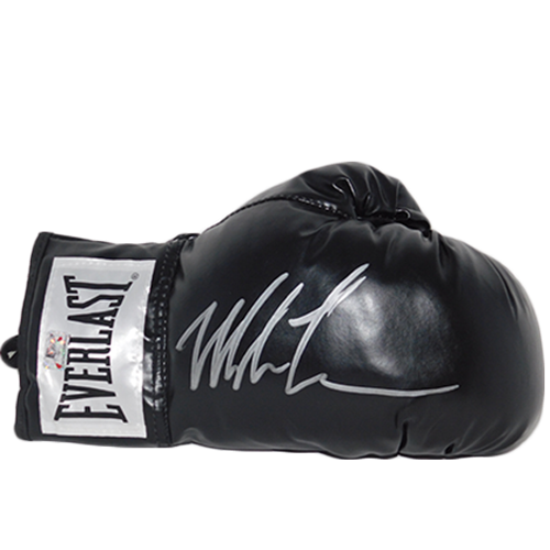 Autographed Mike Tyson Everlast Black Boxing Glove - JSA-Powers Sports Memorabilia